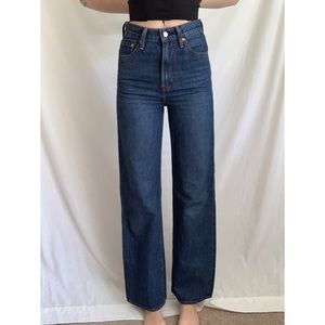 Levi’s ribcage straight leg denim